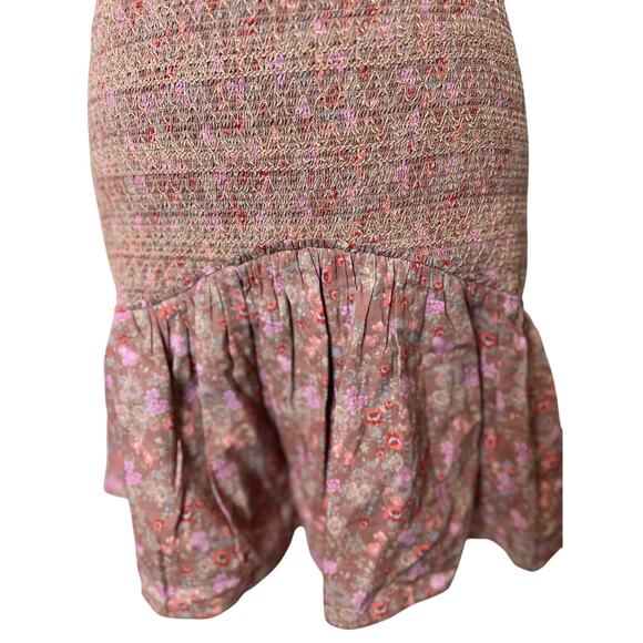 LoveShackFancy Anguilla Floral Skirt in Warm Taupe Sienna - Picture 6 of 11